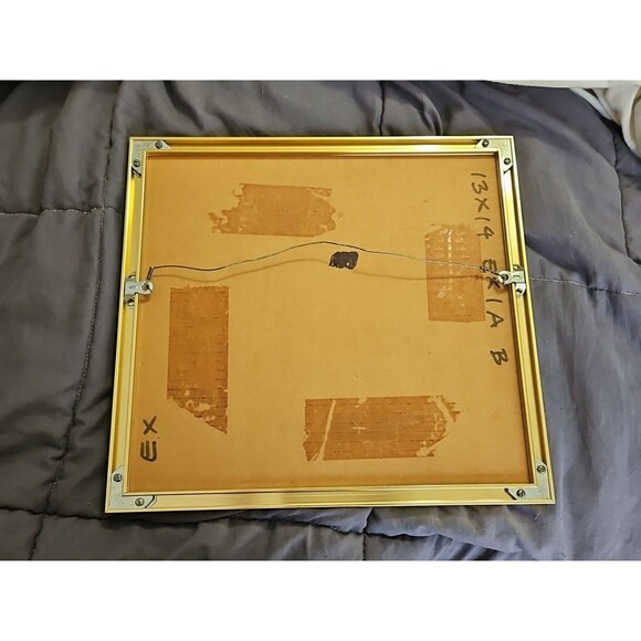 Thomas McKnight Chinese Gazebo Serigraph Beautifully Framed & Matted 14" X 13" - Picture 7 of 11